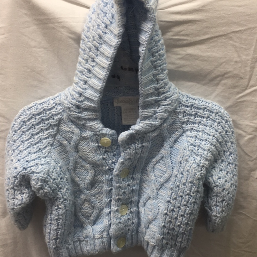 Specialty Baby cardigan sweater boys sz 3-6 mos